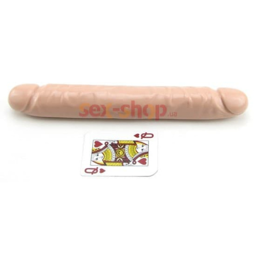 Фаллоимитатор двойной Veined Header, 30Х4 см