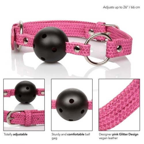 CalExotics Tickle Me Pink Ball Gag - кляп с шариком