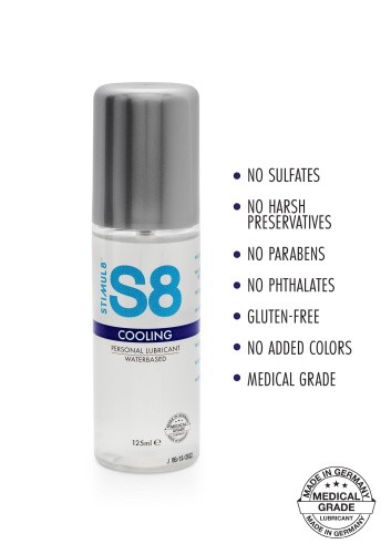 Stimul8 Cooling Water Based Lube - Лубрикант с лёгким охлаждающим эффектом, 125 мл