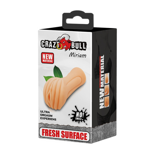 LyBaile Crazy Bull Miriam Masturbator Flesh - Мастурбатор в виде вагины, 15.6х7 см