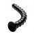 Hosed Swirl Hose 18" Long - длинный спиральный анальный стимулятор, 48.3х5.1 см (чёрный) Hosed Swirl Hose 18" Long - длинный спиральный анальный стимулятор, 48.3х5.1 см (чёрный)