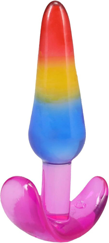 Набір анальних пробок Doc Johnson Crystal Jellies - Anal Trainer Set - Rainbow - купити в Україні | Секс шоп SEX-SHOP.ua