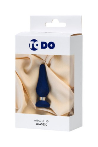 ToDo By Toyfa Сlassic - Анальная пробка, 11,5х3,7 см (синий)