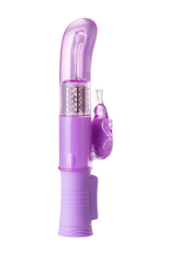 Toyfa A-Toys High-Tech Fantasy - вибратор кролик с функцией ротации, 22.4х3.4 см