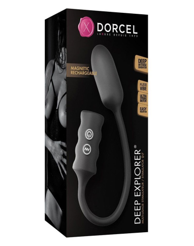 Dorcel Deep Explorer мощное виброяйцо для вагинальной и анальной стимуляции, 7.4х3.4 см
