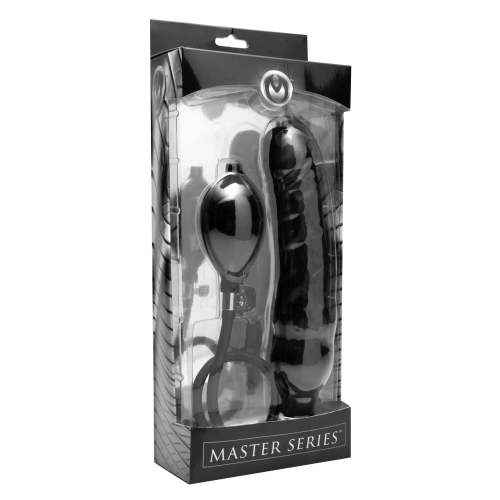 Master Series Primal Inflatable Dildo - Надувной фаллоимитатор, 21,5 см (черный)