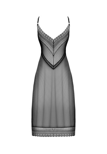 Obsessive Estiqua chemise - Сорочка эротическая, XL/2XL