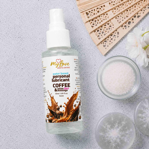 2в1 лубрикант и массажный гель - MyLove Aroma Series Intim&Massage Coffee, 50 мл