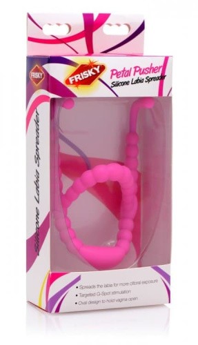Frisky Petal Pusher Silicone Labia Spreader - Стимулятор
