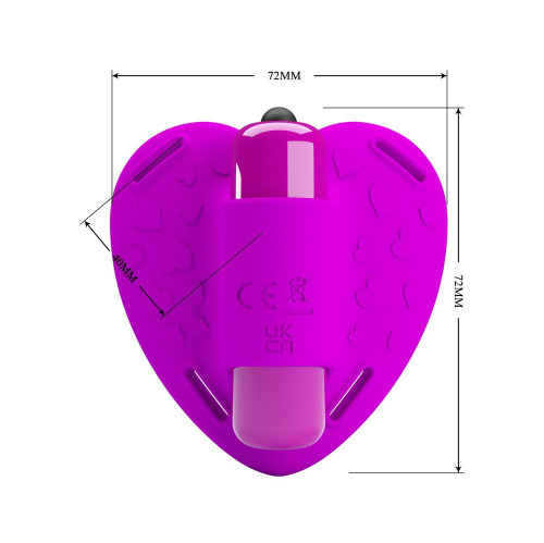 Вібратор метелик для клітора Pretty Love Heartbeat - купити в Україні | Секс шоп SEX-SHOP.ua