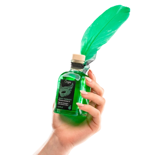 Orgie  Lips Massage Kit Apple - массажное масло яблоко, 100 мл