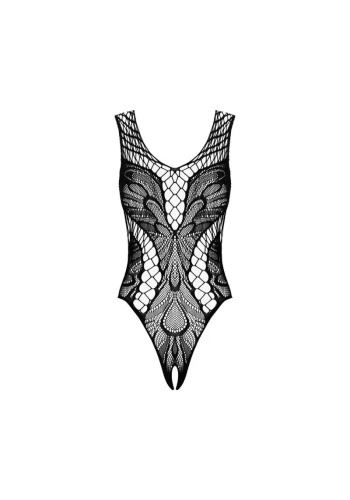 Obsessive B138 teddy black - Сексуальный кружевной тедди, S/M/L