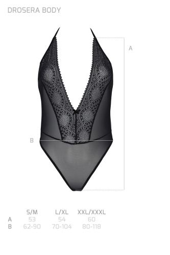 Боди Passion DROSERA BODY black, S/M
