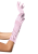 Leg Avenue Elbow Length Satin Elbow Gloves - атласные перчатки, S-L (розовый)