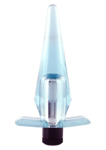 Seven Creations Slimline - Анальная пробка с вибрацией, 9х3 см