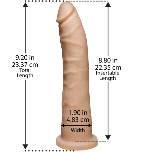 Фаллоимитатор Platinum Tru Ride Slim 9, 22х5 см