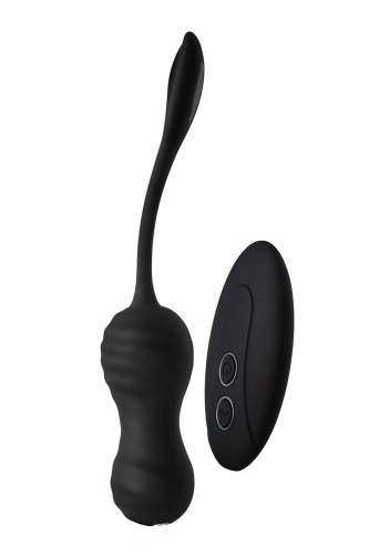 Dream Toys Dark Desires Virginia Thrusting Egg - Віброяйце, 8х3,5 см (чорний) - купити в Києві, Україні