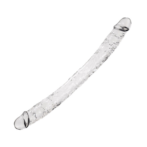 Двухсторонний фалоимитатор Alive Supreme Jelly Dildo, 40 см