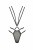 Passion Exclusive Meggy body открытое боди из стреп, L/XL (чёрный)