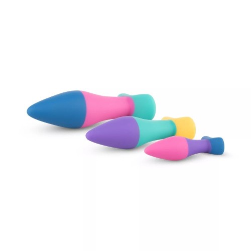 PMV20 Koda - Butt Plug Set - Набір анальних пробок, 3 шт (райдужний) - купити в Києві, Україні