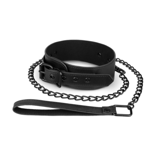 Bedroom Fantasies Collar & Leash - Нашийник з повідцем, (чорний) - купити в Києві, Україні