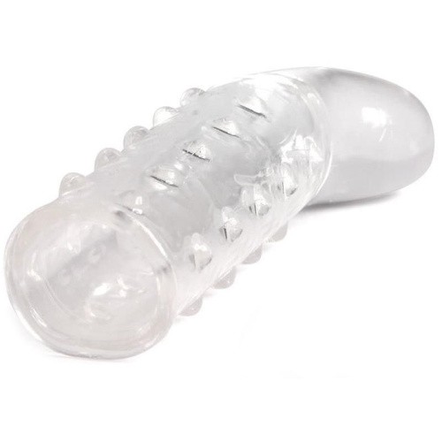 Orion G-spot Jelly Penis Sleeve Deep - Насадка на член для стимуляции точки G, +3 см (прозрачный)