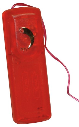 Orion Vibrating Vagina Sucker Red - женская вакуумная помпа с вибрацией, 14х7 см (красный)