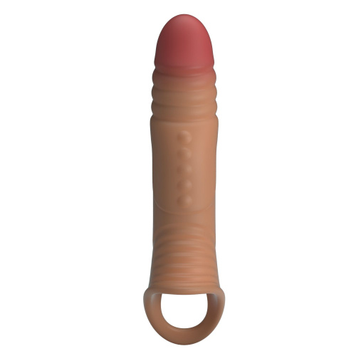Подовжуюча вібронасадка на член Pretty Love Penis Sleeve, +4 см - купити в Україні | Секс шоп SEX-SHOP.ua