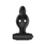 Mr.Play Powerful Vibrator Black - Анальная пробка с вибрацией, 11,8х4 см (черный)