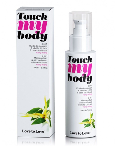 Love To Love Touch My Body Ylang-Ylang массажный гель и смазка 2-в-1, 100 мл