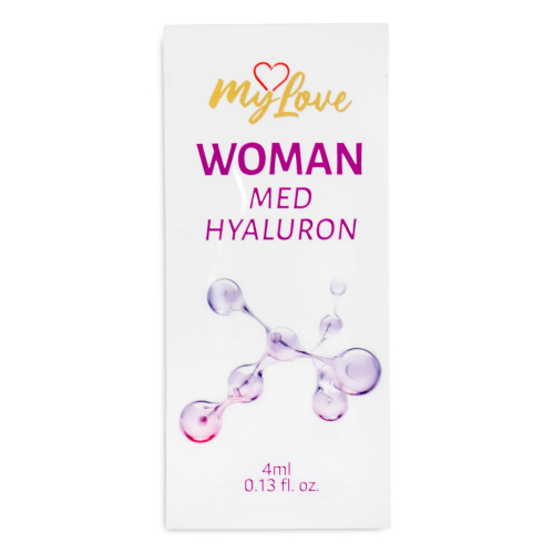 Интимный увлажняющий гель-лубрикант для женщин - MyLove Woman Med Hyaluron, 4 мл