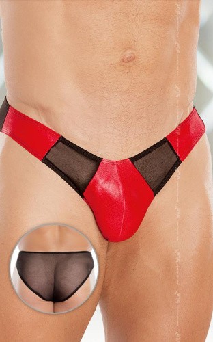 SoftLine - Thong 4466 - Труси чоловічі, XL (червоні) - купити в Києві, Україні