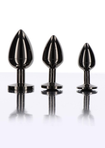 Taboom - M Butt Plug With Diamond Jewel - Анальная пробка, 8.2х3.4 см