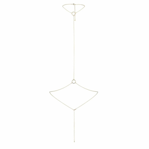 Bijoux Indiscrets Magnifique I Body Chain - Цепочка на шею и пояс, (золотистый)