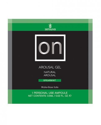 Пробник збуджувального гелю Sensuva ON Arousal Gel for Her Spearmint, 6 мл - купити в Україні | Секс шоп SEX-SHOP.ua