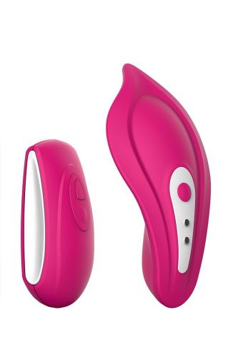 Вибратор в трусики Liebe Panty Vibe Recargable Cerise, трусики S-M в комплекте