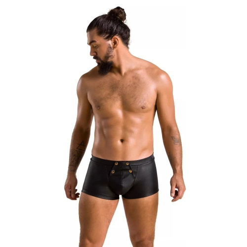 Passion - 050 SHORT PATRICK black - Сексуальні чоловічі шорти, L/XL - купити в Києві, Україні