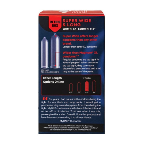 MyONE Super Wide & Long 64L, 10 шт