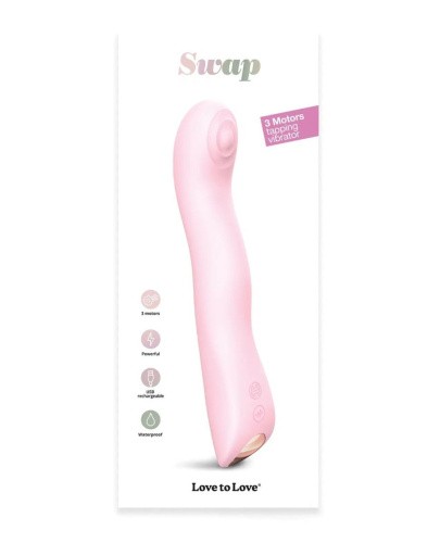Love To Love Swap - Вібратор, 15х3.6 см (рожевий) - купити в Києві, Україні
