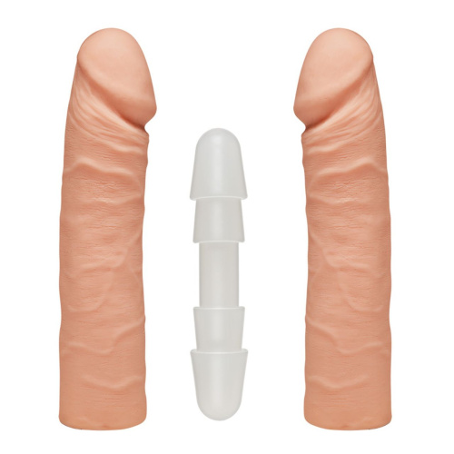 Двухсторонний фаллоимитатор Doc Johnson The Double D 16", 40,6 см