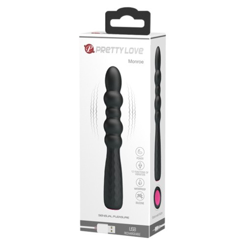 Pretty Love Monroe Vibrator Black-вібратор, 18,5 см (чорний) - купити в Києві, Україні