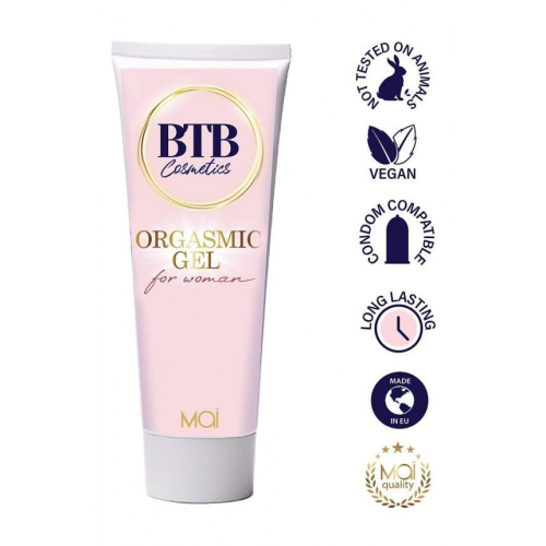 BTB Orgasmic Gel - Стимулирующий крем-гель для женщин, 100 мл