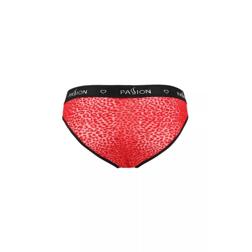 Passion - 031 SLIP MIKE red - Чоловічі труси з леопардовим принтом, L/XL - купити в Києві, Україні