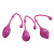 StRubber LustGlider Kegel Ball Set Lila - Набор вагинальных шариков, 10.9х3 см (фиолетовый) StRubber LustGlider Kegel Ball Set Lila - Набор вагинальных шариков, 10.9х3 см (фиолетовый)