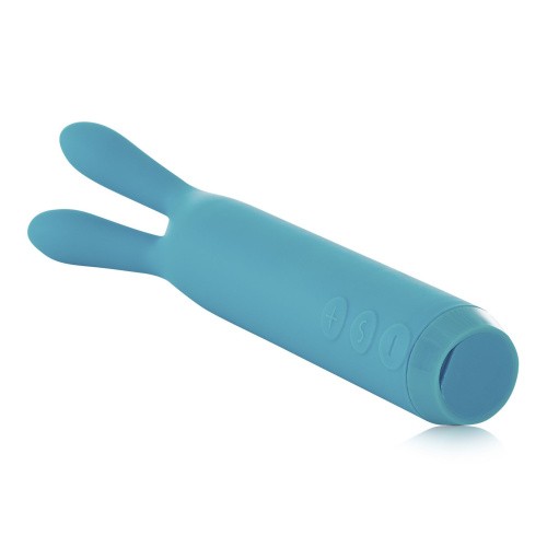 Je Joue Rabbit Bullet Vibrator Purple - вибратор с ушками, 13х2 см (бирюзовый)