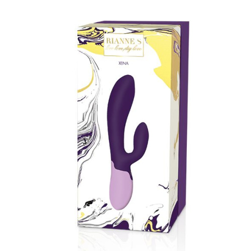 Rianne S: Xena Purple/Lilac - вибратор с подогревом и браслетом в комплекте, 12.5х3.5 см (фиолетовый)