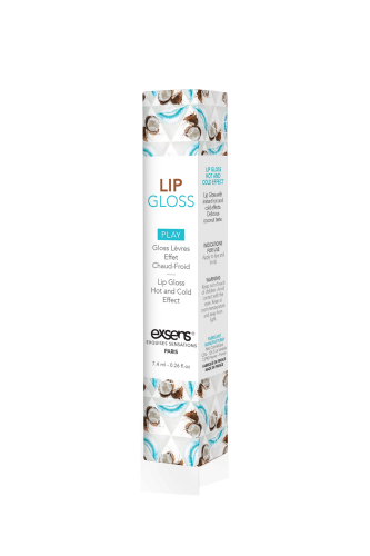 Exsens Coconut Hot Kiss - Стимулирующий блеск для губ с охлаждающим эффектом, 7 мл
