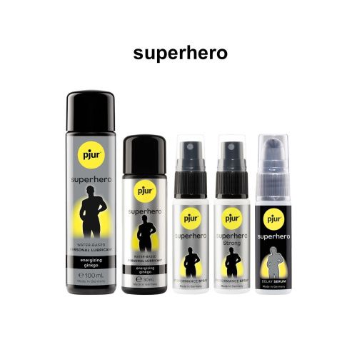 Pjur Superhero glide лубрикант з екстрактом гінкго на водній основі, 30 мл - купити в Києві, Україні