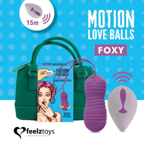 Вагинальные шарики FeelzToys Motion Love Balls Foxy