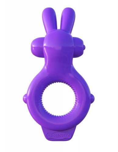 Pipedream Ultimate Rabbit Ring - виброкольцо, 9х2.5 см (фиолетовый)